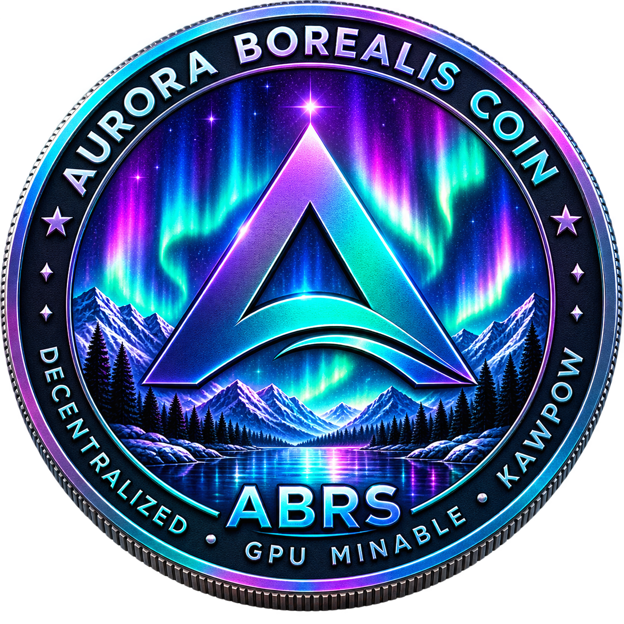 Aurora Borealis Coin